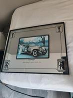 Rolls Royce spiegel, Antiek en Kunst, Ophalen of Verzenden, Rechthoekig, Minder dan 100 cm