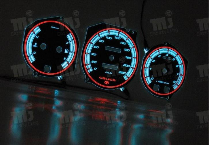 Toyota Celica T18 - Indiglo Tellerplaten, Auto diversen, Tuning en Styling, Ophalen of Verzenden