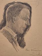 Willem Witjens - Portret Tekening, Antiek en Kunst, Ophalen of Verzenden