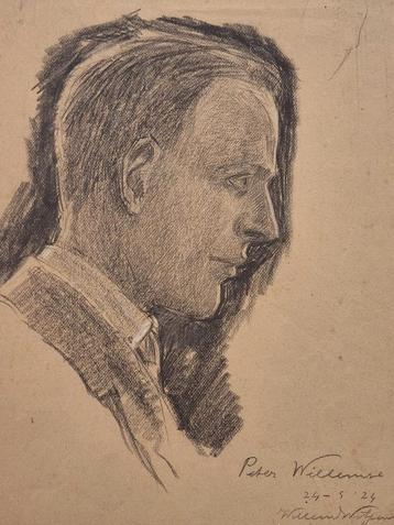 Willem Witsen - Portret Tekening beschikbaar voor biedingen