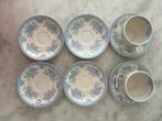 Burleigh Asiatic Pheasants Theeschotel 6x en 1x theekop, Antiek en Kunst, Ophalen of Verzenden