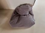 Kinderzitzak met oren - Paars/Taupe Bouclé, Huis en Inrichting, Ophalen, Zo goed als nieuw, Paars, Zitzak