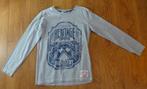 Mooie longsleeve: grijs met blauwe opdruk (146-152) WE, Kinderen en Baby's, Kinderkleding | Maat 146, Ophalen of Verzenden, WE