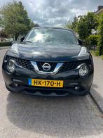 Nissan Juke 1.6L 117pk CVT 2WD 2015 Zwart, Stof, 4 cilinders, Metallic lak, Zwart
