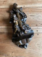 Bronzen Wijwaterbakje met Cherubijn - Perfecte Staat, Ophalen of Verzenden