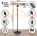 Infrarood Patio Terrasheater met Standaard, Tuin en Terras, Terrasverwarmers, Ophalen, Nieuw, Elektrisch, Vloer