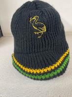 Zwarte ADO Den Haag muts, Ophalen of Verzenden, Zo goed als nieuw, Ado, Muts