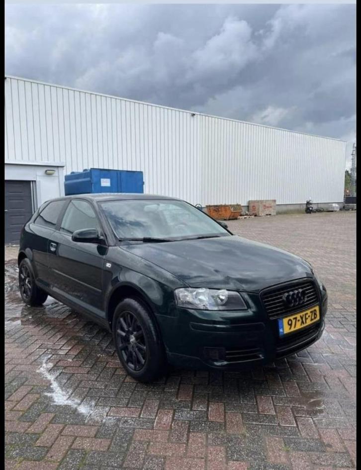 Audi A3 1.6 75KW 3D 2007 Groen, Auto's, Audi, Particulier, A3, ABS, Airbags, Airconditioning, Bluetooth, Boordcomputer, Centrale vergrendeling