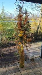 Kunstbloemen in glazen vaas, Tuin en Terras, Ophalen of Verzenden, Volledige schaduw, Overige soorten, 100 tot 250 cm