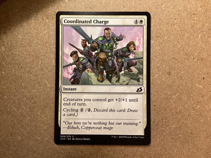 1x Coordinated Charge [006/274] (Near Mint), Hobby en Vrije tijd, Verzamelkaartspellen | Magic the Gathering, Zo goed als nieuw