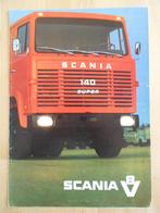 Scania 140 V8 Brochure 1970 – LB140 LBS140 LBT140, Ophalen, Zo goed als nieuw, Overige merken, Scania