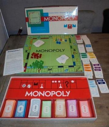 Monopoly Spel met rode bak voor de bank, in nieuwe staat beschikbaar voor biedingen