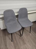 Grijze Eetkamerstoelen - Set van 3, Ophalen, Drie, Zo goed als nieuw, Metaal