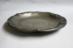 groot sier bord 1942 duitsland tin jugendstil wo2, Verzamelen, Ophalen of Verzenden, Overige soorten, Duitsland, Kunstobject