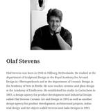 Olaf Stevens - Glaskunstbeurs object 2000, Antiek en Kunst, Ophalen of Verzenden