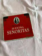 Vintage Willem II Senoritas Tabaksdoos, Ophalen of Verzenden, Gebruikt, Tabaksdoos of Verpakking