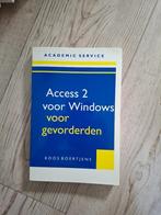 Boek – Access 2 voor Windows voor gevorderden (origine, Ophalen of Verzenden, Zo goed als nieuw, Software