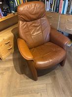 luie stoel - relax - heerlijk - design, Huis en Inrichting, Fauteuils, Ophalen, Gebruikt, 75 tot 100 cm, Leer