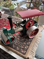 antiek speelgoed stoomwals en auto, Ophalen