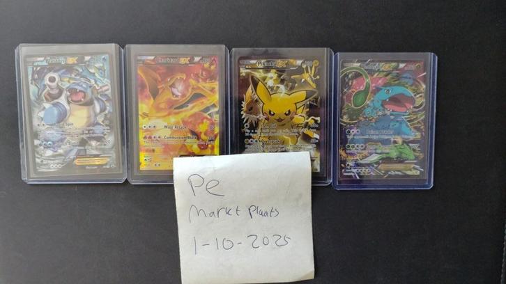 Pokemon kaarten 2016 EX XY Promo Set Big Three en Pikachu, Hobby en Vrije tijd, Verzamelkaartspellen | Pokémon, Zo goed als nieuw