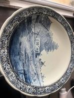 Vintage Delfts Blauw Bord - Boch Frères Kéramis, Antiek en Kunst, Ophalen of Verzenden