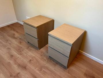 Ikea MALM nachtkastjes - afbeelding 2