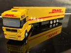 MAN TGA XXL Dhl met 3 as oplegger in originele doos, Ophalen of Verzenden, Nieuw, Bus of Vrachtwagen, NZG