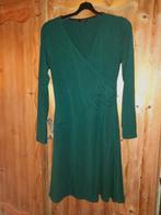 Jurk ZILCH groen met overslag hals maat L nieuw, Kleding | Dames, Ophalen of Verzenden, Nieuw, Maat 42/44 (L), Onder de knie