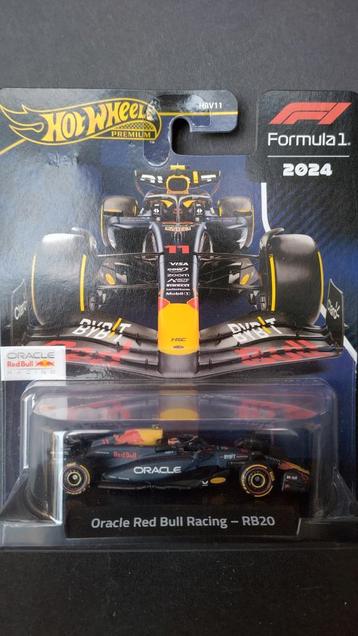 Red Bull Racing RB20 Oracle 1:64 Hotwheels Premium F1 Pol beschikbaar voor biedingen