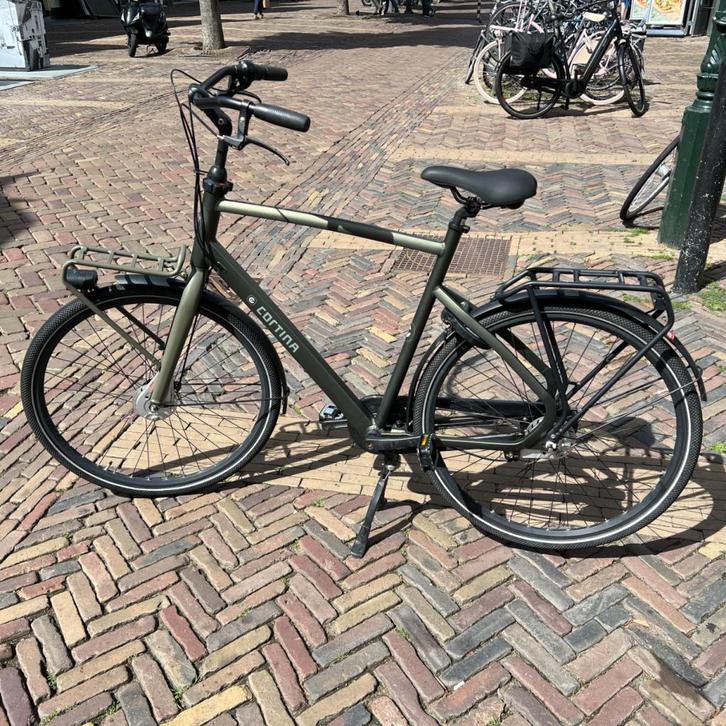 Cortina Common Herenfiets Groen | 61cm | Hoog frame, Fietsen en Brommers, Fietsen | Heren | Herenfietsen, Zo goed als nieuw
