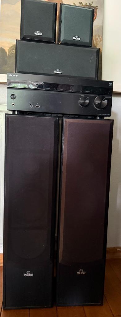 Complete surround set met Sony receiver en Magnat luidspreke, Audio, Tv en Foto, Home Cinema-sets, Zo goed als nieuw, 7.1-systeem