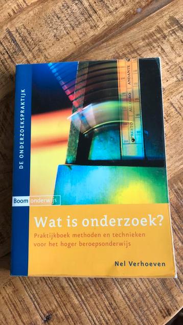 N. Verhoeven - Wat is onderzoek? beschikbaar voor biedingen