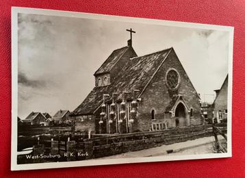 ansichtkaart van West-Souburg , R.K. Kerk. beschikbaar voor biedingen