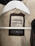 Didrikson Jas Maat 36 - Warm & Winddicht, Ophalen, Zo goed als nieuw, Maat 36 (S), Bruin