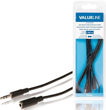 Valueline stereo jack audio verlengkabel 3,5 mm 1 meter €5 beschikbaar voor biedingen