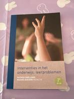 Interventies in het onderwijs: leerproblemen, Ophalen of Verzenden, Nieuw, HBO