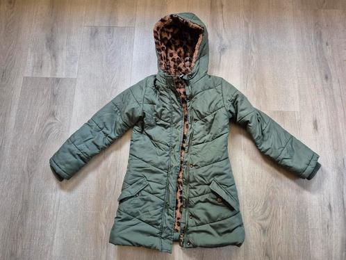 Groene winterjas meisje maat 134-140, Kinderen en Baby's, Kinderkleding | Maat 134, Gebruikt, Meisje, Jas, Ophalen of Verzenden