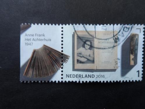 2016 NVPH 3454: Jaar van het boek, Anne Frank., Postzegels en Munten, Postzegels | Nederland, Gestempeld, Na 1940, Verzenden