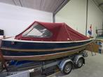 Stalen sloep 650 cm project Kalff trailer, Watersport en Boten, 10 tot 30 pk, Gebruikt, Staal, Binnenboordmotor