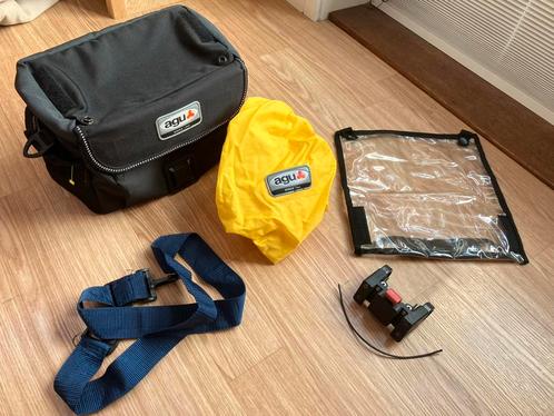 AGU stuurtas 420 KF Yamaska Compleet (en met stuurbeugel), Fietsen en Brommers, Fietsaccessoires | Fietstassen, Zo goed als nieuw