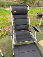 Obelink Kampeerstoel met Voetenbank, Ophalen, Zo goed als nieuw, Aluminium, Inklapbaar