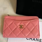 Chanel roze caviar zippy card holder nieuw!, Nieuw, Ophalen of Verzenden, Roze, Leer