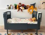 Sebra bed - Forest Lake Blue, Ophalen, 140 tot 160 cm, Minder dan 70 cm, Matras