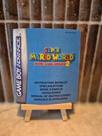 Super Mario World Advance 2 Handleiding - Game Boy Advance, Spelcomputers en Games, Games | Nintendo Game Boy, Ophalen of Verzenden