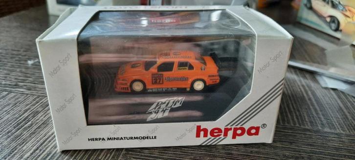 Herpa Alfa Romeo 155 V6 TI DTM 1994 "Schübel, Jägermeister", Hobby en Vrije tijd, Modelauto's | 1:87, Zo goed als nieuw, Auto