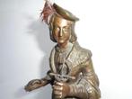 Antiek bronzen beeldje, Ophalen of Verzenden, Brons