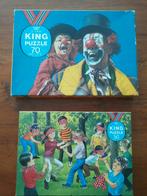 9 nostalgische, vintage, jaren 70 puzzels, Ophalen of Verzenden, Meer dan 50 stukjes, Gebruikt, Van hout