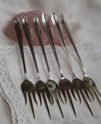 6 Keltum P3 Chantal verzilverde Cakeprikkers, Antiek en Kunst, Ophalen of Verzenden