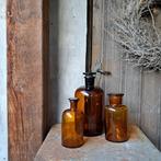 Oude glazen apothekersfles fles apothekerspot *Etage3*, Ophalen of Verzenden, Gebruikt