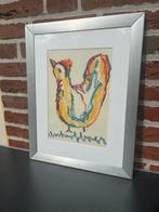Anton Heyboer Kip, Tekening 29hx20b, in lijst 45hx35b, Ophalen of Verzenden